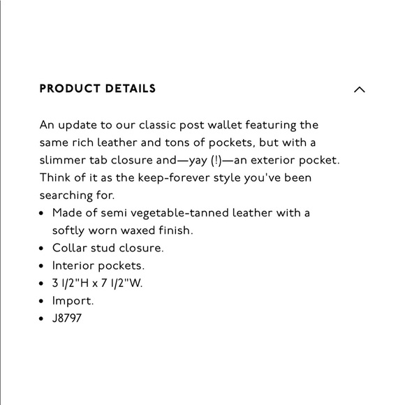 Madewell the post wallet - Picture 4 of 8